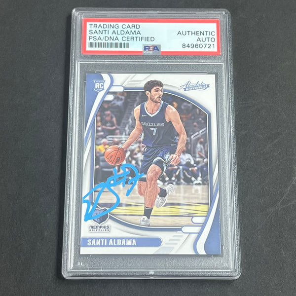 2021-22 Panini Obsidian Santi Aldama Electric authentic Orange Auto #’d 03/25 PSA 8 POP 1!