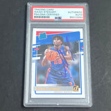 2020-21 Donruss Rated Rookie #233 Isaiah Stewart Signed Card AUTO PSA Slabbed RC Pistons