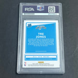 2020-21 Panini Donruss Optic #188 Tre Jones Signed Card AUTO PSA/DNA Slabbed RC Spurs