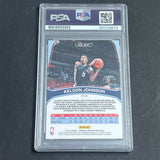 2019-20 Panini Chronicles Marquee #247 Keldon Johnson Signed Card Auto PSA Slabbed RC Spurs