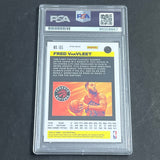 2020-21 PANINI FLUX #165 Fred VanVleet Signed Card AUTO PSA Slabbed Raptors