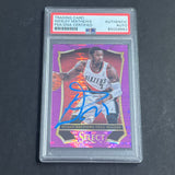 2013-14 Panini Select #100 Wesley Matthews Signed Card AUTO PSA Slabbed Trailblazers
