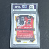 2013-14 Panini Select #100 Wesley Matthews Signed Card AUTO PSA Slabbed Trailblazers