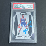 2017-18 Panini Prizm #1 Markelle Fultz Signed Card PSA Slabbed RC 76ers