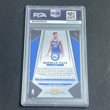 2017-18 Panini Prizm #1 Markelle Fultz Signed Card PSA Slabbed RC 76ers