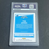 2020-21 Panini Donruss Optic #188 Tre Jones Signed Card AUTO PSA/DNA Slabbed RC Spurs