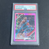 2019-20 Panini Donruss #9 Fred VanVleet Signed Card AUTO PSA Slabbed Raptors