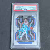 2021-22 Panini Prizm #272 Tre Mann Signed AUTO PSA Slabbed Thunder