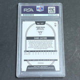 2020-21 NBA Hoops #177 Daniel Gafford Signed Card AUTO 10 PSA Slabbed Bulls