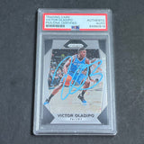 2017-18 Panini Prizm #221 Victor Oladipo Signed Card AUTO PSA/DNA Slabbed Pacers