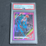 2019-20 Panini Donruss Optic Basketball #32 Alex Len Signed Card AUTO PSA Slabbed Hawks