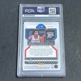 2021-22 Panini Prizm #319 Jeremiah Robinson-Earl Signed Card AUTO PSA Slabbed Thunder