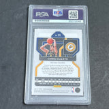 2021-22 Panini Prizm #315 Chris Duarte Signed Card AUTO PSA slabbed Pacers