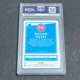 2020-21 Donruss Rated Rookie #204 Killian Hayes Signed Card AUTO 10 PSA Slabbed RC Pistons