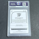 2019-20 Panini Hoops #249 Darius Bazley Signed Card AUTO PSA Slabbed Thunder