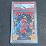 2020-21 Panini Select #29 Fred VanVleet Signed Card AUTO PSA Slabbed Raptors