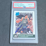 2015-16 Panini Donruss #20 Rashad Vaughn Signed Card AUTO 10 PSA Slabbed RC Bucks