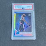 2019-20 Panini Optic #154 Nassir Little Signed Rookie Card AUTO 10 PSA Slabbed RC Blazers