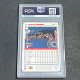 1995-96 Upper Deck #35 Tyrone Corbin Signed Card AUTO PSA Slabbed Hawks