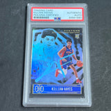 2020-21 Panini Illusions #177 Killian Hayes Signed Card AUTO PSA Slabbed RC Pistons