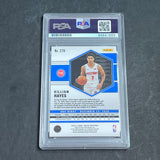 2020-21 Panini Mosaic #270 Killian Hayes Signed Card AUTO PSA Slabbed Pistons