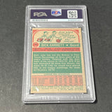 1973 Topps #77 Dick Garrett Signed Card AUTO PSA Slabbed Braves