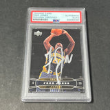 2004 Upper Deck #72 FRED JONES Signed Card AUTO PSA/DNA Slabbed Pacers