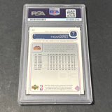 2002 Upper Deck #33 Juwan Howard Signed Card AUTO PSA/DNA Slabbed Nuggets