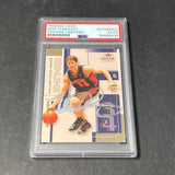 2003-04 Fleer Genuine #21 Mike Dunleavy Signed Card PSA Slabbed Warriors