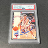 1993-94 Skybox Premium #46 John Paxson Signed Card AUTO Grade 10 PSA Slabbed Bulls