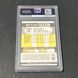 1990-91 Fleer #28 John Paxson Signed Card AUTO Grade 10 PSA Slabbed Bulls