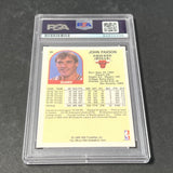 1989-90 NBA Hoops #89 John Paxson Signed Card AUTO Grade 10 PSA Slabbed Bulls