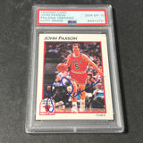1991-92 NBA Hoops #6 John Paxson Signed Card AUTO Grade 10 PSA Slabbed Bulls