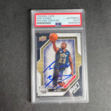 2009-10 Upper Deck Draft Edition #17 Sam Young Signed Card AUTO PSA Slabbed RC Pittsburgh