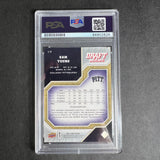 2009-10 Upper Deck Draft Edition #17 Sam Young Signed Card AUTO PSA Slabbed RC Pittsburgh