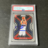 2020-21 Panini Prizm #290 Deni Avdija Signed Card PSA Auto Grade 10 Wizards