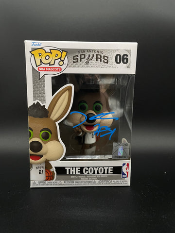 Keita Bates-diop Signed The Coyote Funko Pop PSA/DNA Encapsulated San Antonio Spurs Autographed
