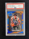 2017-18 Donruss Rated Rookie #165 Sterling Brown Signed Card AUTO 10 PSA/DNA Slabbed RC Bucks