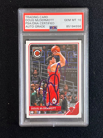 2015-16 Panini Complete #243 Doug McDermott Signed Card AUTO 10 PSA Slabbed RC Bulls