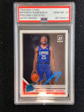 2019-20 Panini Donruss Optic #159 Mfiondu Kabengele Signed Card AUTO 10 PSA/DNA Slabbed Clippers