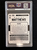 2015-16 NBA Hoops #230 Wesley Matthews Signed Card AUTO 10 PSA Slabbed Mavericks