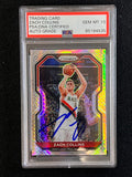 2020-21 Panini Prizm #6 ZACH COLLINS Signed Card AUTO 10 PSA Slabbed Blazers