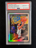 2018-19 Panini Optic #106 Spencer Dinwiddie Signed Card AUTO 10 PSA Slabbed Nets