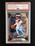 2017-18 Panini Prizm #95 Wesley Matthews Signed Card AUTO 10 PSA Slabbed Mavericks