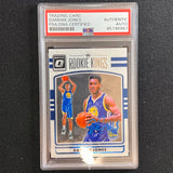 2016-17 Donruss Rookie Kings #25 Damian Jones Signed Card AUTO PSA/DNA Slabbed GSW RC