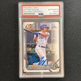 2022 Topps Bowman #BP-85 Peyton Wilson Signed Card PSA/DNA AUTO Slabbed Royals