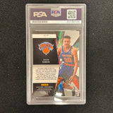 2018-19 Panini-Prizm #17 Kevin Knox Signed Card AUTO PSA Slabbed RC Knicks