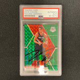 2019-20 Panini Mosaic #45 ZACH COLLINS Signed Card AUT0 PSA Slabbed Blazers