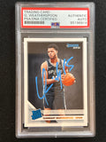 2019-20 Panini Mosaic #243 Quinndary Weatherspoon Signed Card AUTO PSA/DNA Slabbed RC Spurs