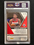 2019-20 Panini Mosaic #202 Admiral Schofield Signed Card AUTO PSA Slabbed RC Wizards